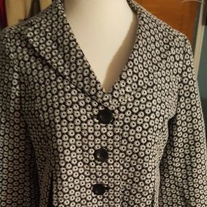 Beautiful black and white jacket